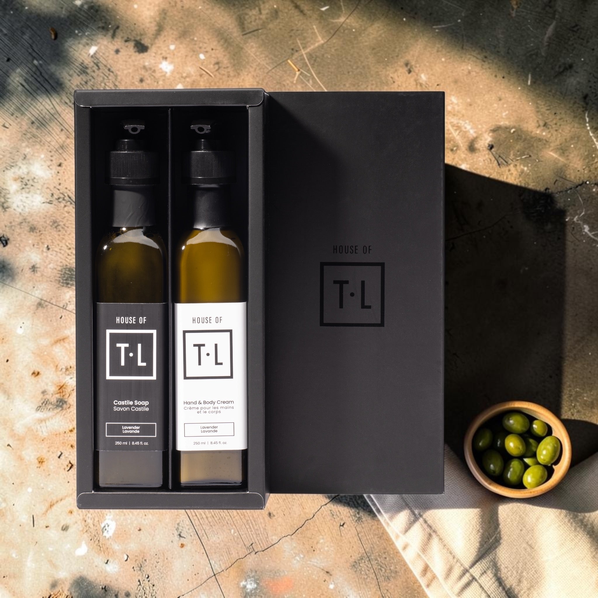 T•L Black Label Lavender Cream & Castile Collection