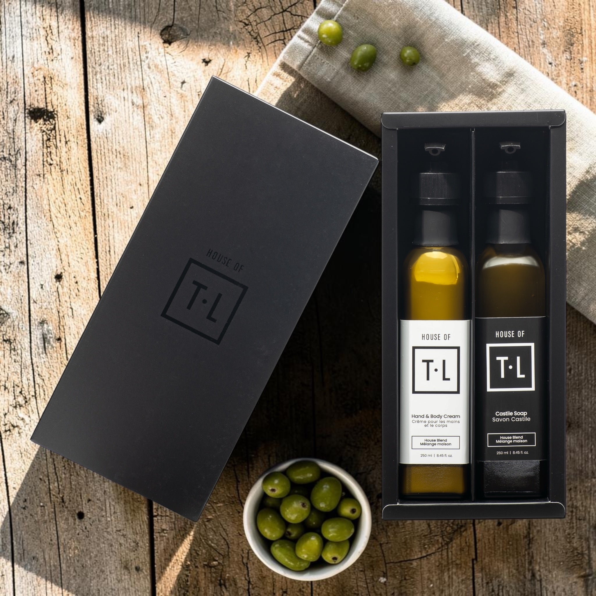 T•L Black Label House Blend Cream & Castile Collection