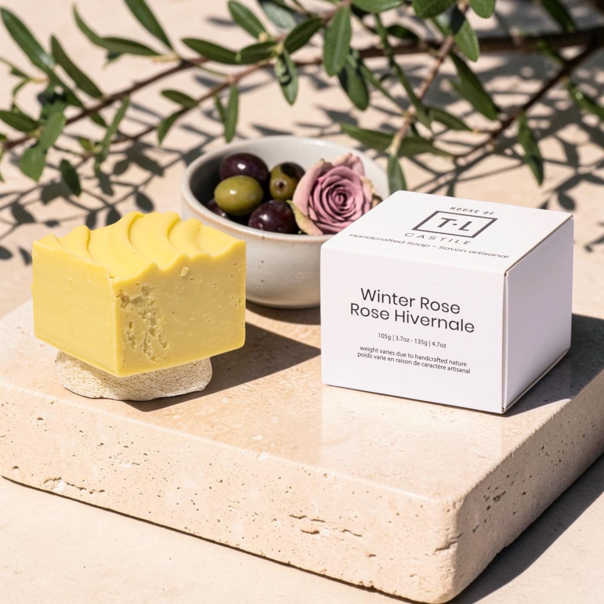 Winter Rose Castile Bar (Winter Seasonal)